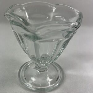 Vintage Anchor Hocking Stemmed Tulip Ice Cream Sundae Dish